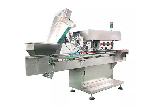 Автоматическая машина для укупорки и навинчивания крышек HCS-D902