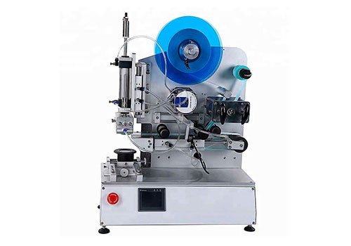 PST618 Semi-Automatic High Precision Flat Bottle Labeling Machine