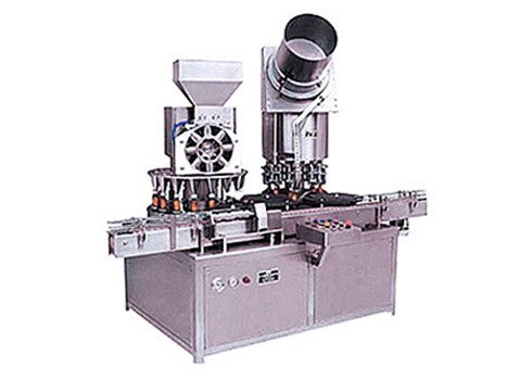 Automatic Monoblock Dry Syrup Powder Filling with eight head ROPP cap Sealing Machine SBPF-MR100