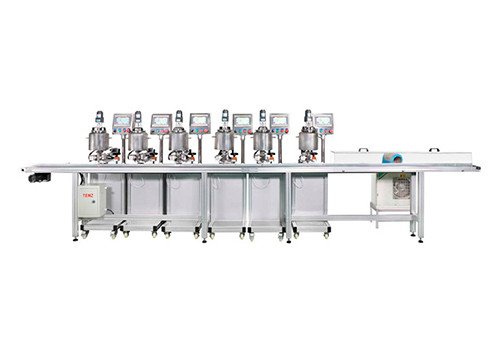 TL-5L-6S-1A Шестицветная машина для горячего розлива с сервоприводом и одним соплом с керамическим клапаном