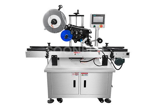 SF-200F Automatic Top Surface Flat Bag Box Jar Labeling Machine