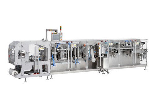 Полностью автоматическая горизонтальная машина DC-238 для формования, наполнения и запайки