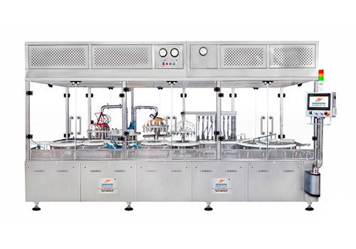 Автоматическая машина для розлива и укупорки глазных/ушных капель HMPL-EED