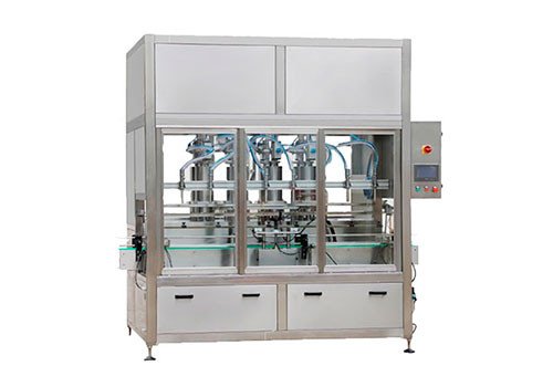TG5000-8B Automatic Servo Piston Filling Machine+Small Four-wheel Capping Machine