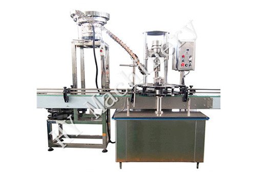 HYXG-10R-A Automatic Star Wheel Single Head Ropp Aluminium Lid Capping Machine