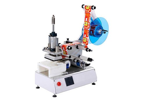 PST615 High Speed Labeling Machine for Flat Bottles/Semi-automatic/Box Corner Wrap/Anti-tamper/