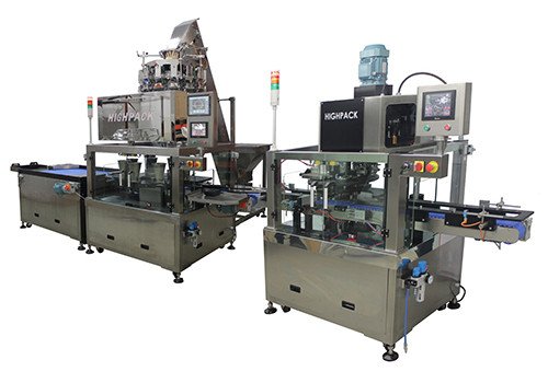 Automatic Rotary Canning and Seaming Machine with Multihead Weigher HSY-RCS+MW14