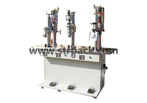 Полуавтоматическая машина наполнения аэрозолей