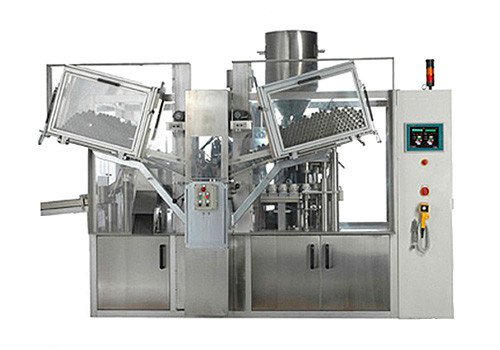 Машина для наполнения тюбиков с двумя головками