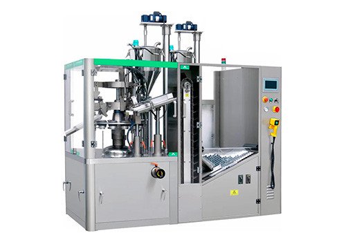 Машина для наполнения и запайки двухцветных туб