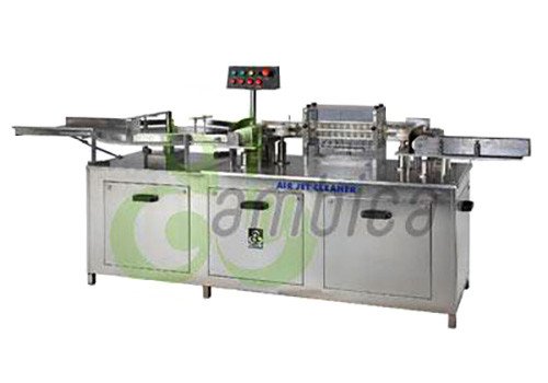 Automatic Bottle/Jars Air Jet & Vacuum Cleaning Machine AABC -60 