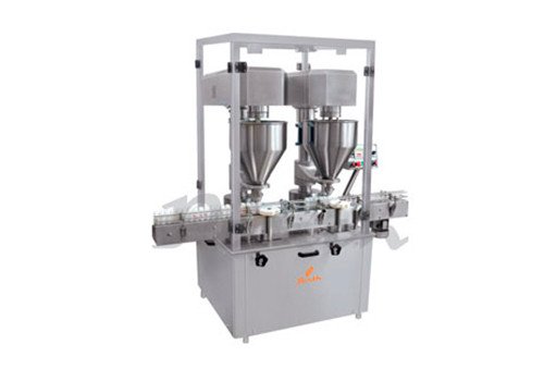 Automatic Double Head Auger type Powder Filling Machine PAPF-80