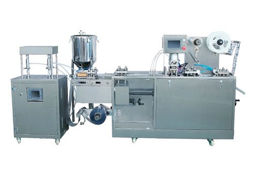 Машина для упаковки духов в блистер из дышащей пленки DPP-150