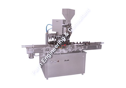 Automatic Rotary Vacuumatric Dry Syrup Filling Machine PRPF- 200