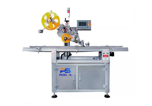 Cap/Lid Top Surface Adhesive Sticker Labeler PSV-S303