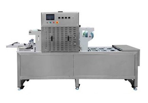 Line Type Big Automatic Lunch Box Sealing Machine HE877