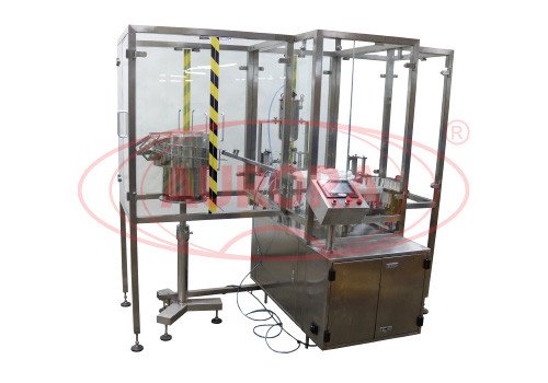 Автоматический моноблок для наполнения и укупорки шприцев МЗ-400ЕД