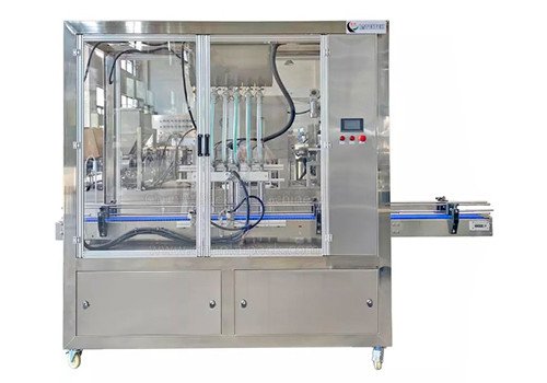 ZX-6 6 Nozzles Inline Bottle Liquid Filling Machine