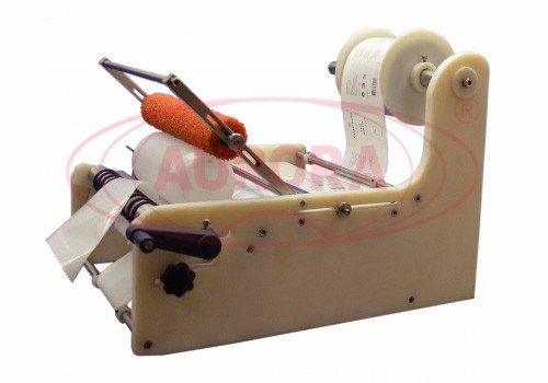 Manual Labeling Machine for Round Containers with a Wide Label AE-3 Plus