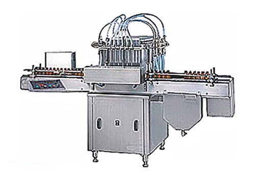 Automatic Four Head Liquid Filling Machine for Vials SBVFS 120