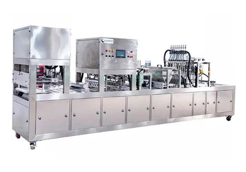 BG60-8C Inline Type Chocolate Biscuit Cup Filling and Sealing Machine