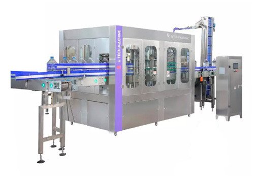 XGF8-8-3 Rotary 3 in 1 Monoblock Pure Mineral Drinking 5L Water Filling Bottling Machine