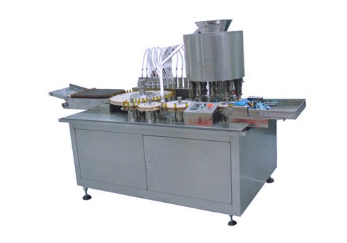 Машина для розлива и запайки пероральных спиртосодержащих препаратов KGF12