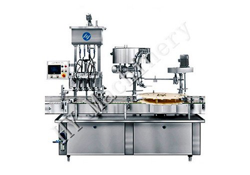 Укупорочная машина с линейным наполнением звездчатого типа HYGX-100