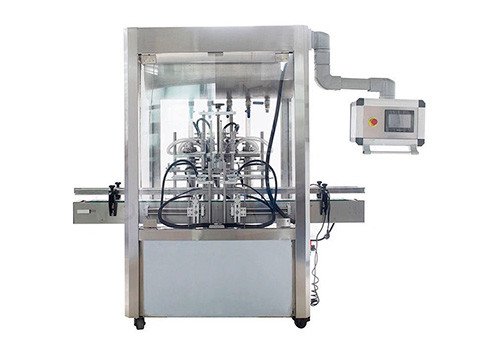 GT-4C 4 Head Automatic Paste Filling Machine with Protect Cover
