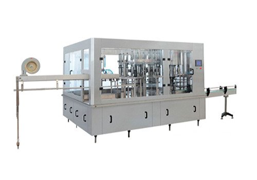 Машина RGF для мойки бутылок, розлива сока и укупоривания