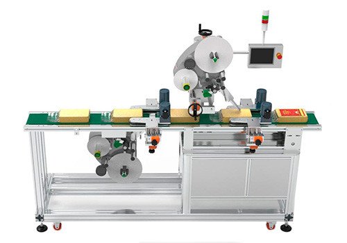 UDPM-A & UDPM-ALS204 Filled Bag Top & Bottom Labeler