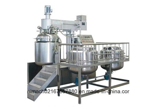 1000L/13000L/2000L Vacuum Emulsifier Mixer (hydraulic lifting)