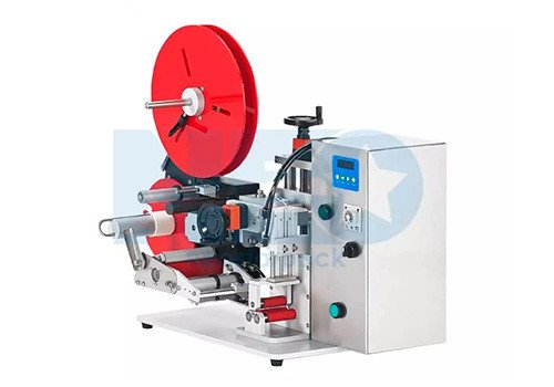LR1600 Tabletop Horizontal Round Bottle Labeler