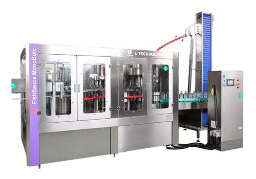 UT 24-24-6 Fully Automatic High Speed 3 in 1 Small Plastic Bottle Filling Capping Machine