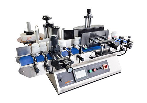 Tabletop Round Bottle Wrap Around Labeler