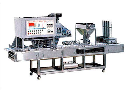 Continuous Tray Bean Curd Filling & Sealing Machine BST 