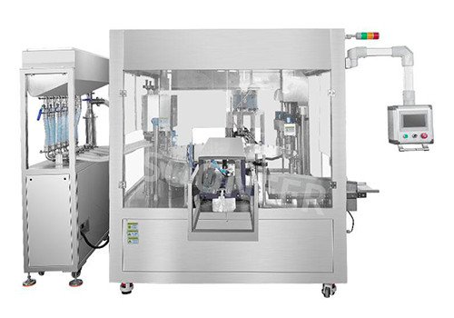 Автоматическая машина для наполнения и укупорки пакетов с носиком для соуса чили SF-100FL