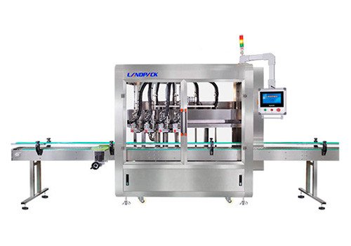 LD-ALF01 Automatic Tracking Type 4 Heads Plastic Bottle Jar Liquid Filling Machine