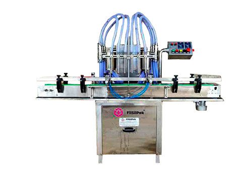 Автоматическая фасовочно-укупорочная машина для производства дезодорантов