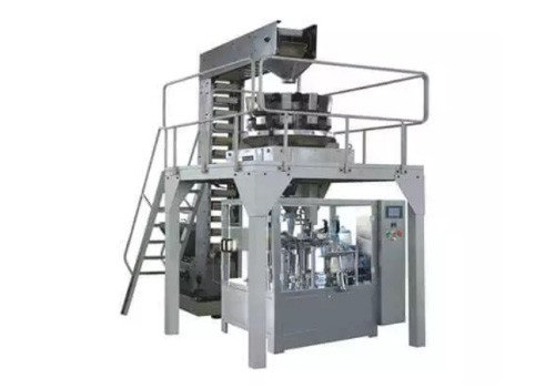 ZR + Multihead Weigher For Granule Packaging Machine
