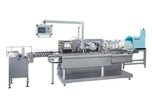 Automatic Horizontal Perfume Cosmetics Carton Box Packing Machine DZH-120