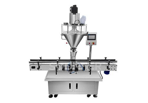 Автоматическая машина для фасовки кофейного порошка в банки-бутылки SF-FJ1