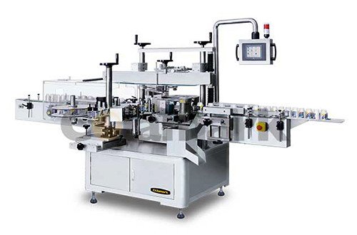 A923 Front/Back with Orientated Round Bottle Labeling System