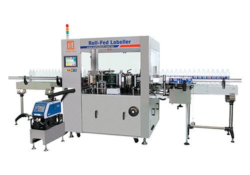 High Speed Round Bottle Hot Melt Glue/OPP Labeling Machine RF-448/H