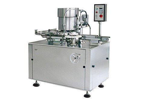 Машина KGL-120 для обкатки флаконов с антибиотиками колпачками