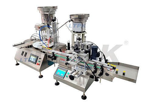 LTPK LT-DAFC01+LT150 Desktop Automatic Penicillin Bottle Filling Capping and Labeling Machine