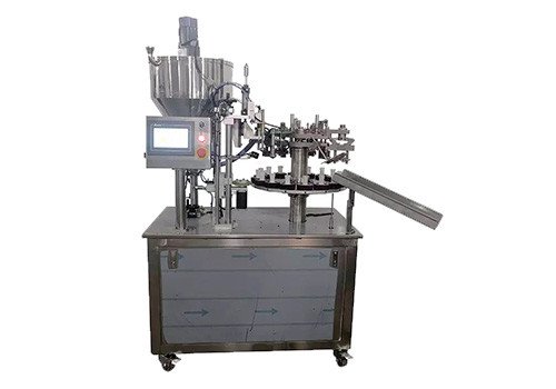 Semi-Automatic Aluminum Tube Filling And Sealing Machine 