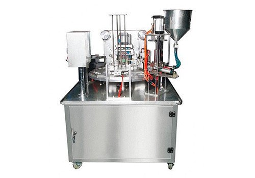 KIS-900 Rotary type Plastic Cup Filling and Sealing Machine