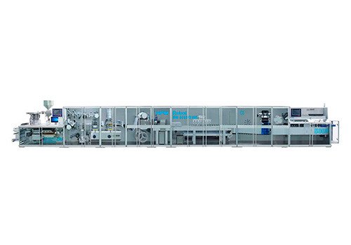 DPH380DLS-DXH400 High Speed Blister Packaging and Automatic Cartoning Linkage Production Line