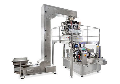 LD-8200A Automatic Grain Rotary Doypack Pouch Filling Machine With Multihead-Weighing